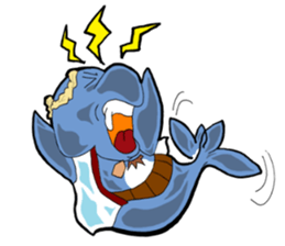 Dolphin father sticker #11406211