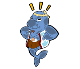 Dolphin father sticker #11406212