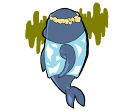 Dolphin father sticker #11406214