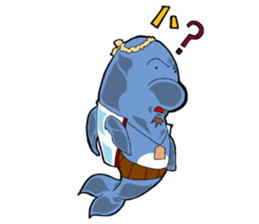 Dolphin father sticker #11406215