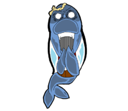 Dolphin father sticker #11406217