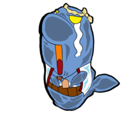 Dolphin father sticker #11406219