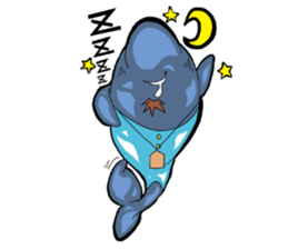 Dolphin father sticker #11406221