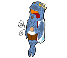 Dolphin father sticker #11406223