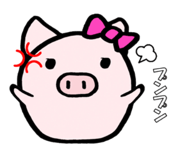 Pig wife 3 sticker #11407224