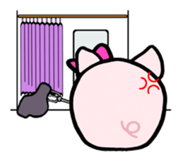 Pig wife 3 sticker #11407225