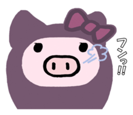 Pig wife 3 sticker #11407236
