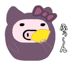 Pig wife 3 sticker #11407253