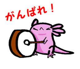 Sir Axolotl sticker #11407806