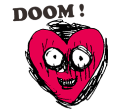 Distortion Heart sticker #11407860