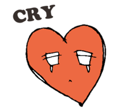 Distortion Heart sticker #11407863