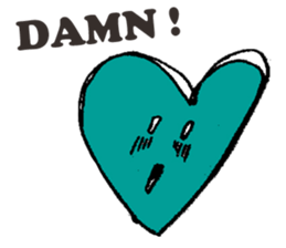 Distortion Heart sticker #11407869