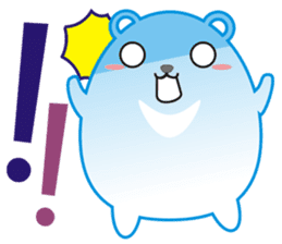 TAIWAN black black black black bear sticker #11408314