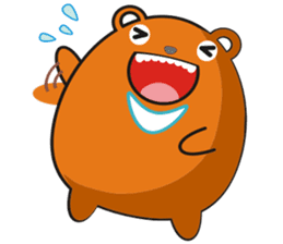 TAIWAN black black black black bear sticker #11408325