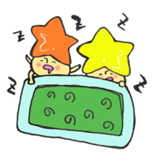 A constellation  Mr. Gemini mushroom. sticker #11408379