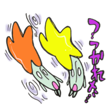 A constellation  Mr. Gemini mushroom. sticker #11408404