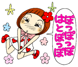 Castor bean-chan 43 simple nod Hen sticker #11408590