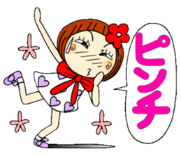 Castor bean-chan 43 simple nod Hen sticker #11408605