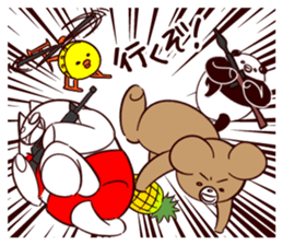 Bear and friend's battlefield 2 sticker #11408856