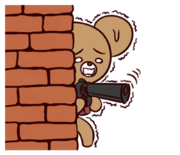 Bear and friend's battlefield 2 sticker #11408869