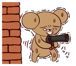 Bear and friend's battlefield 2 sticker #11408870