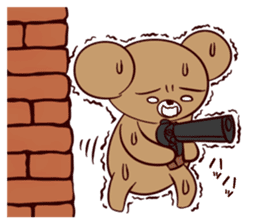 Bear and friend's battlefield 2 sticker #11408870