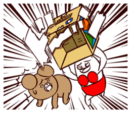 Bear and friend's battlefield 2 sticker #11408882