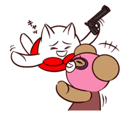 Bear and friend's battlefield 2 sticker #11408886