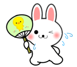 Summer's Rabbit sticker #11409096