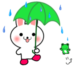 Summer's Rabbit sticker #11409101