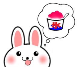Summer's Rabbit sticker #11409103