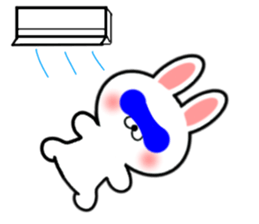 Summer's Rabbit sticker #11409104
