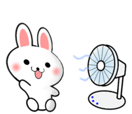 Summer's Rabbit sticker #11409109