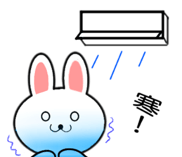 Summer's Rabbit sticker #11409115