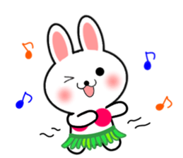 Summer's Rabbit sticker #11409116