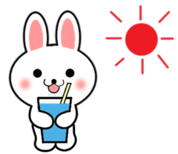 Summer's Rabbit sticker #11409123