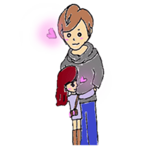 40 people of Japanese fashionable sticker #11409190