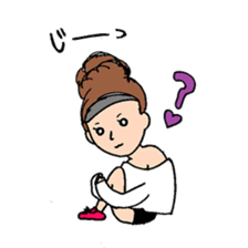 40 people of Japanese fashionable sticker #11409201