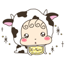 Mo-chan Baby sticker #11409302