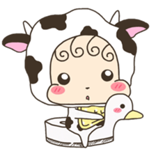 Mo-chan Baby sticker #11409303