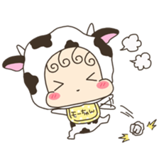Mo-chan Baby sticker #11409314