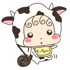 Mo-chan Baby sticker #11409316