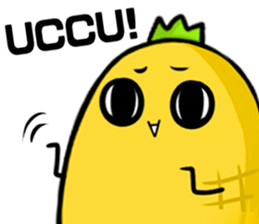 hahapineapple sticker #11409339