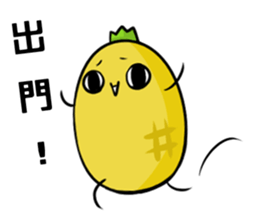 hahapineapple sticker #11409340