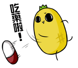 hahapineapple sticker #11409345