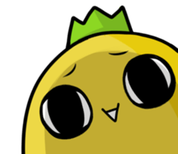 hahapineapple sticker #11409350