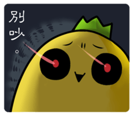 hahapineapple sticker #11409355