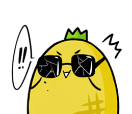 hahapineapple sticker #11409358