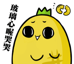 hahapineapple sticker #11409368