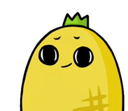 hahapineapple sticker #11409370